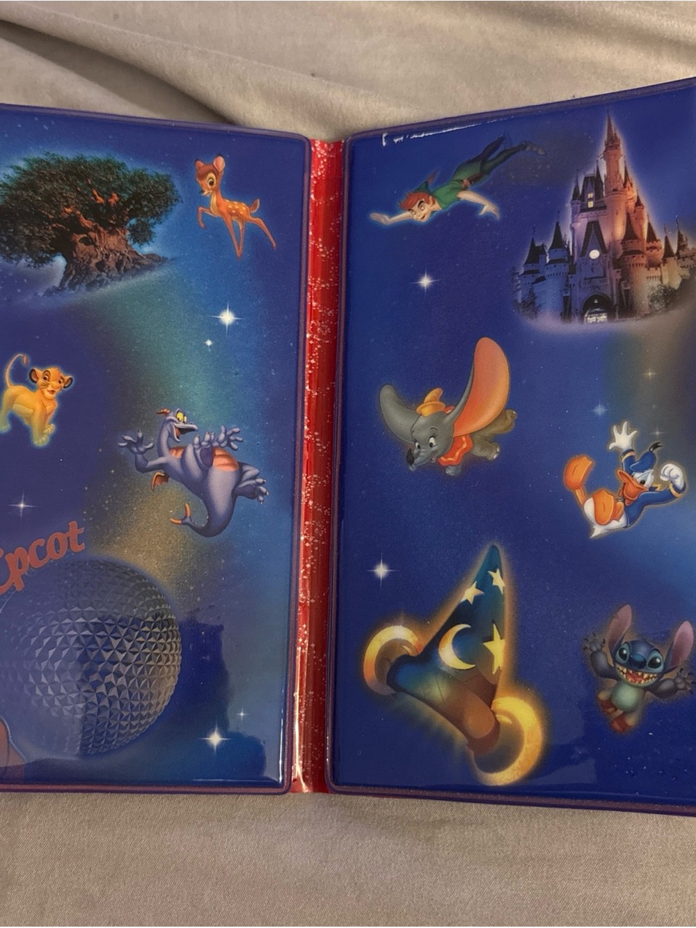 QUAD FOLD DISNEY ELONGATED PENNY (CENT) COLLECTOR BOOK 64 PENNY (CENT) CAPACITY - Picture 2 of 4